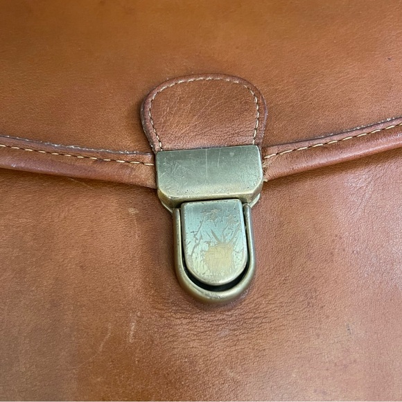 Coach Vintage Morgan Briefcase British Tan Touch-lock Clos… - Picture 5 of 16